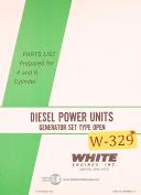White Engines-White Engines 4 and 6, Diesel Power Units Parts List Manual 1981-4-6-01